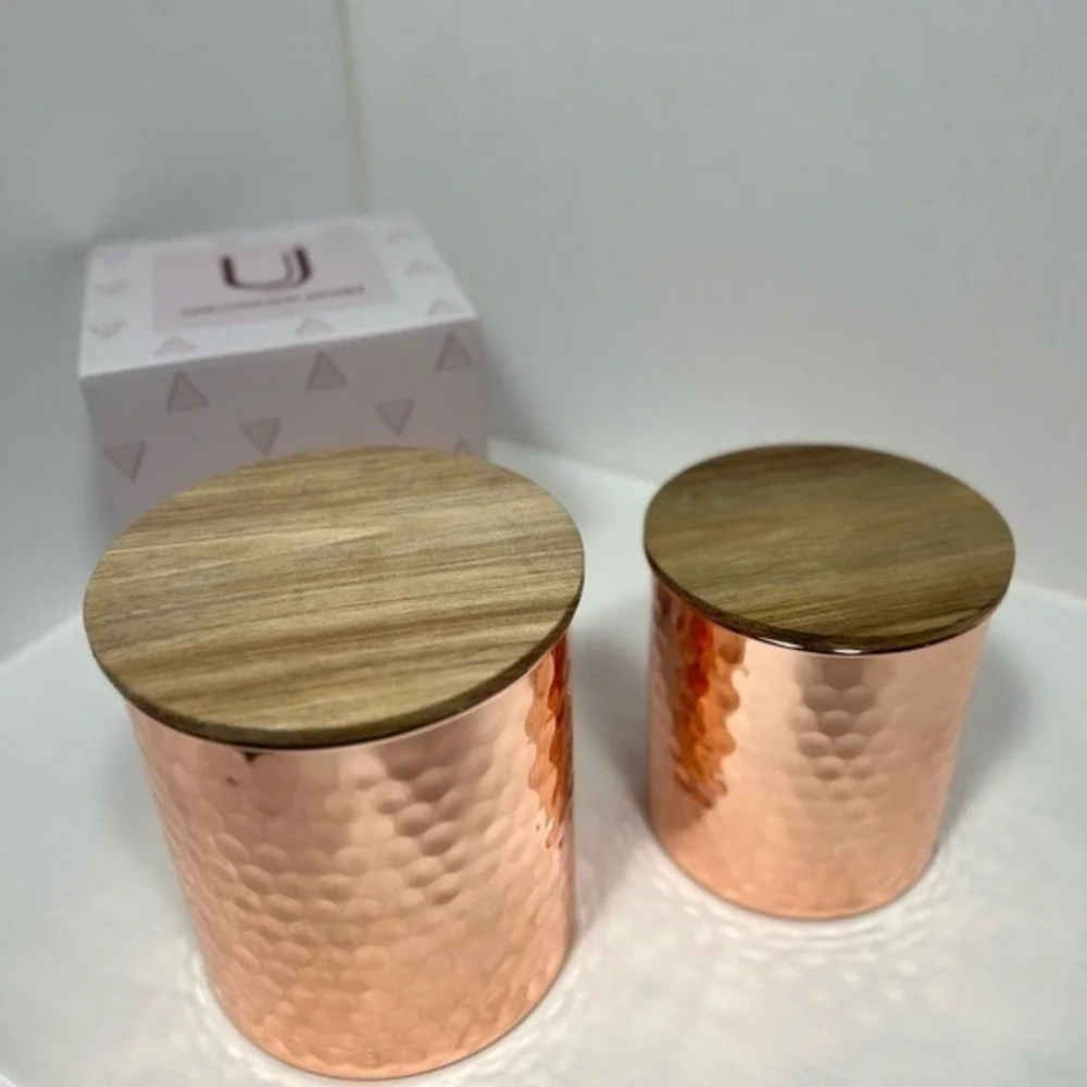 Copper Canister 2‎ pcs Set